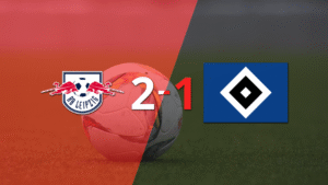 Christoph Baumgartner sentenció el triunfo 2-1 de RB Leipzig ante Hamburgo SV con doblete