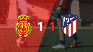 Atlético de Madrid empató 1-1 en su visita a Mallorca