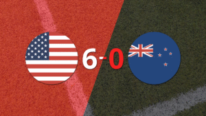 Estados Unidos triunfó en amistoso contra Nueva Zelanda